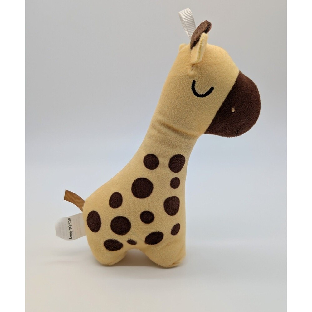 Plush Giraffe Rattle Toy Stuffed Animal Blissful Diary Play Mat Replacement Part